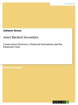 cover image of Asset Backed Securities
